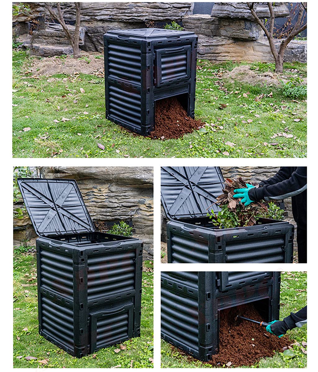 Amazon.co.jp: ガーデンコンポスト 堆肥袋 ゴミ箱 300L大容量DIY