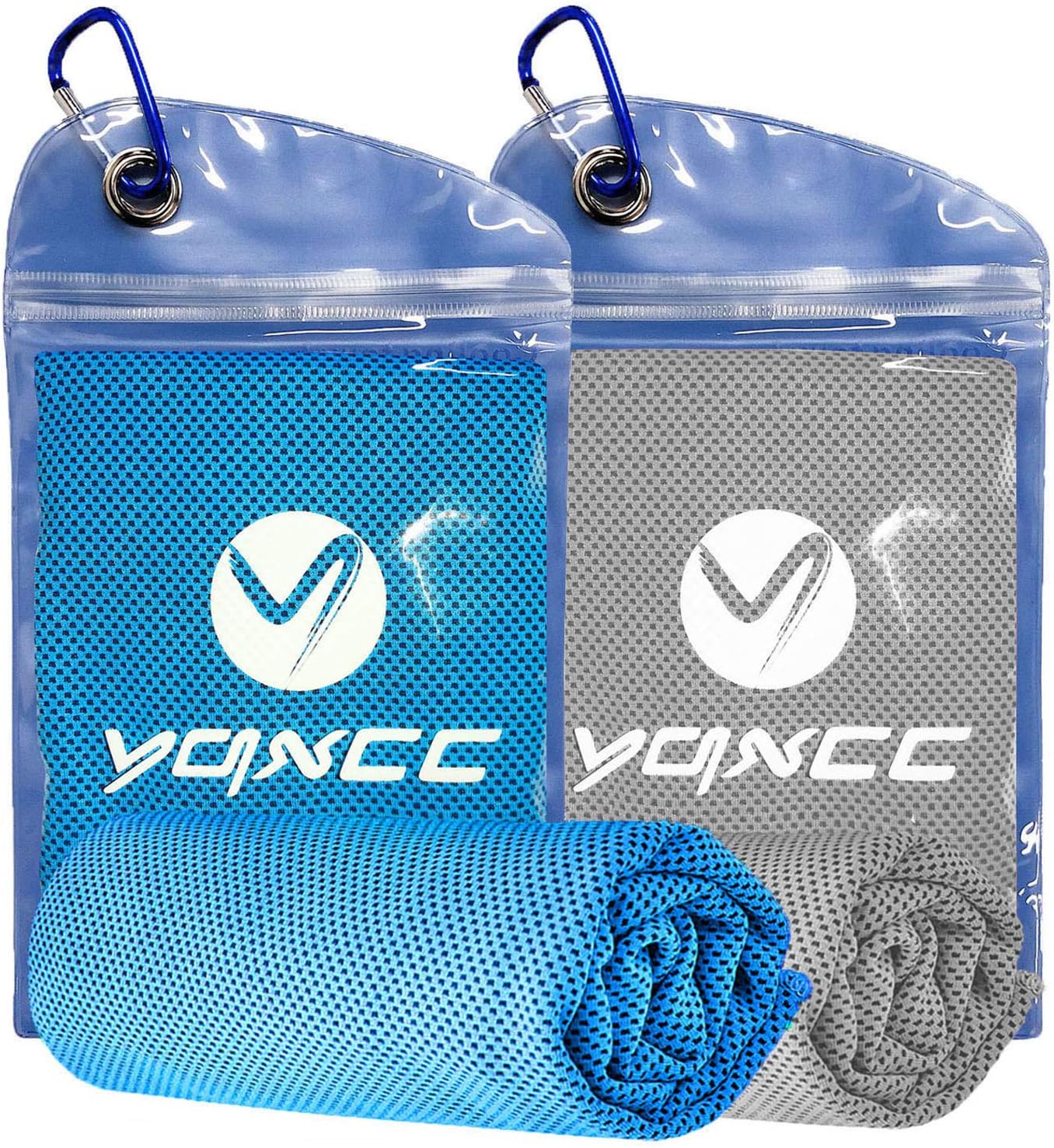 YQXCC 2 Pack Cooling Towels | 120x30 cm | Cold Cool for Neck | Microfibre Soft Breathable Chilly | for Sports Yoga, Golf, Gym, Camping, Running, Workout & More Activities — image 24