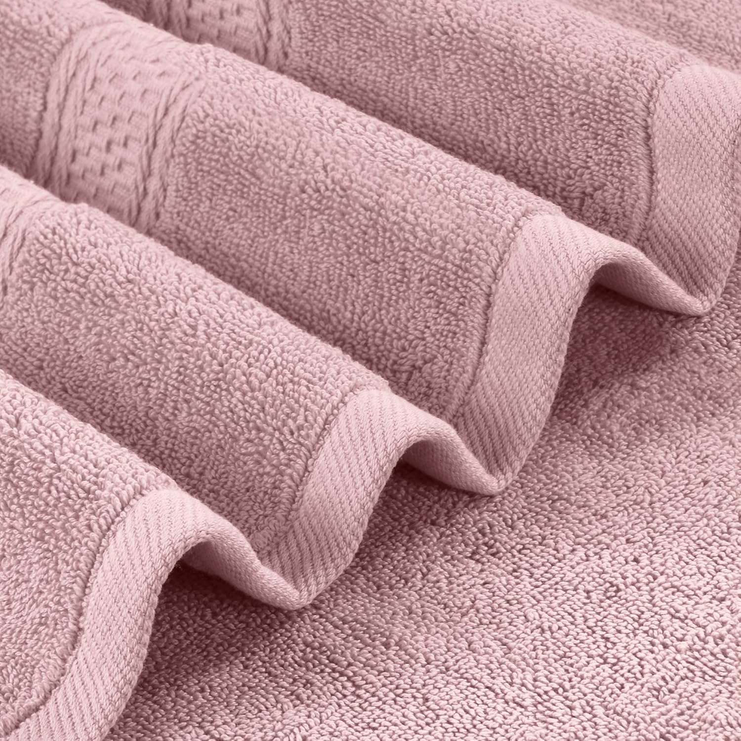 Utopia Towels 4 Pack Premium Bath Towels Set, (27 x 54 Inches) 100% Ring Spun Cotton 600GSM, Lightweight and Highly Absorbent Quick Drying Towels, Perfect for Daily Use (Dusty Pink) : Home & Kitchen