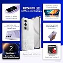 Redmi 15 5G Frosted White 8GB + 128GB gallery image