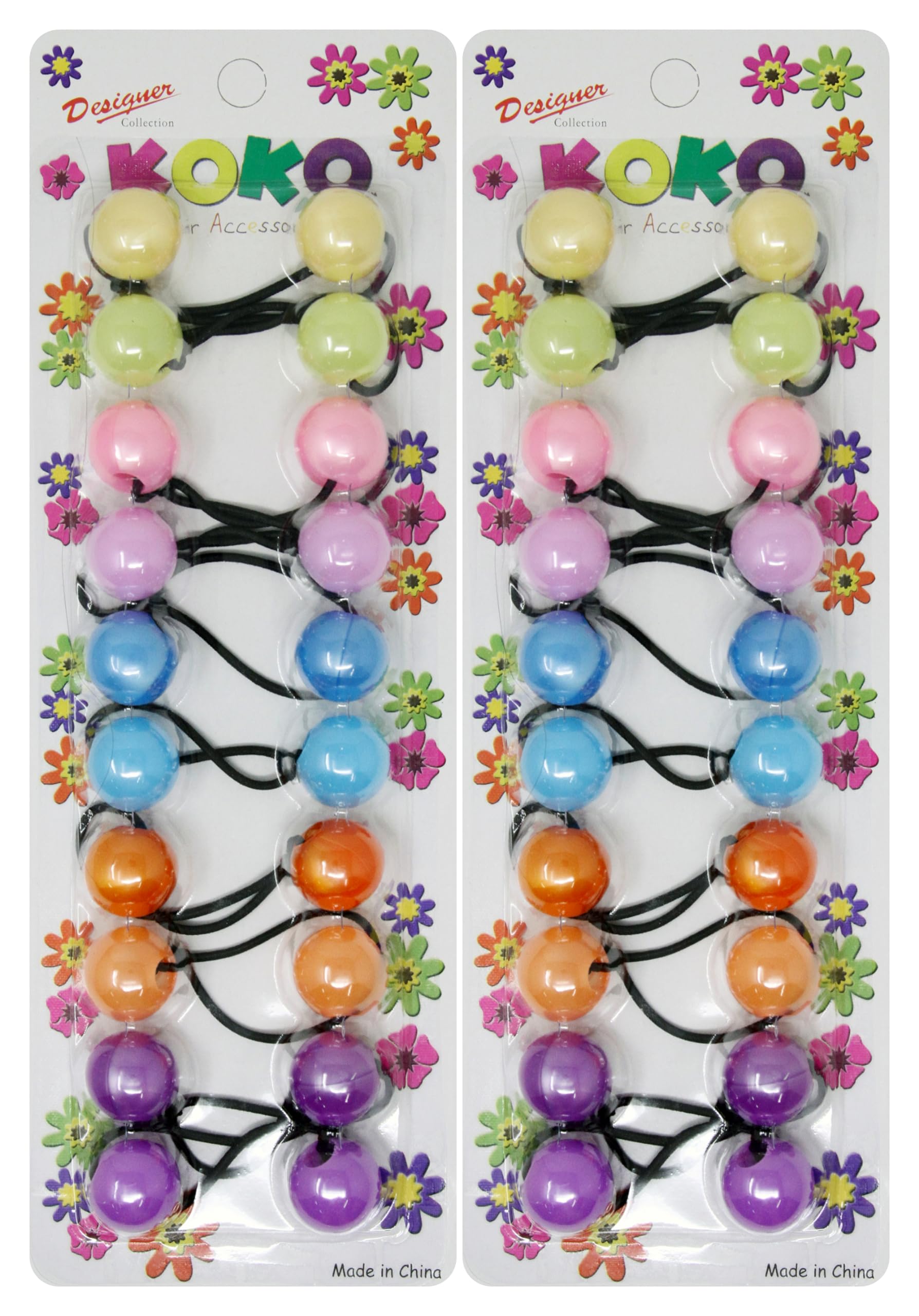 Amazon.com: KOKO - Priemum 20 Pcs Bubble hair ties. Elastics Ties