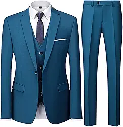 Ternos masculinos slim fit, 3 peças, 1 botão, casamento, formal, negócios, smoking, conjunto de calça e colete