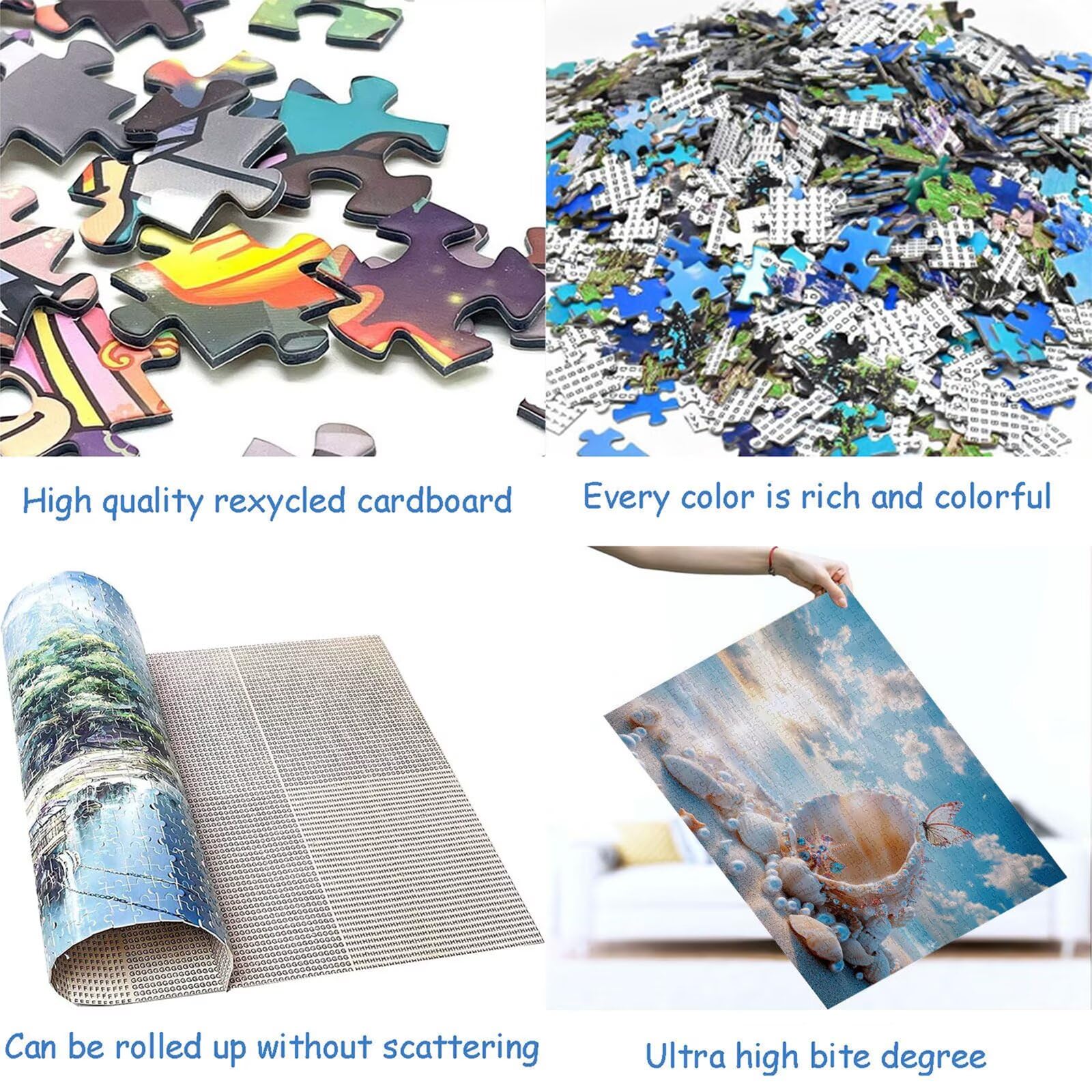 Puzzle 3000 elementów plaża puzzle dla dorosłych muszla 122 x 81 cm unikalne rzemiosło klasyczne 3D drewniana układanka do rodzinnych gier biznesowych, układanka do samodzielnego wykonania nawet do
