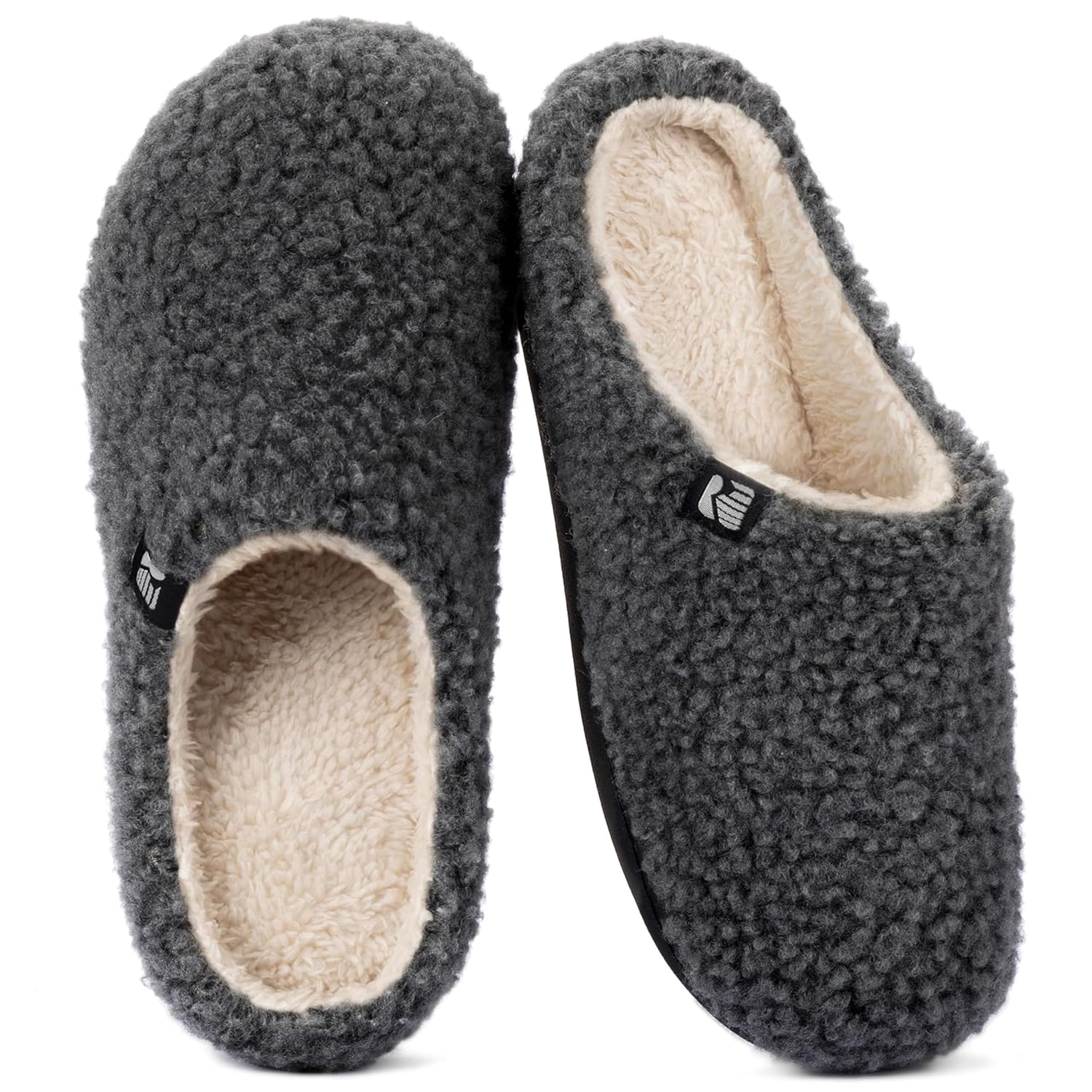 RockDove Womens Plush Retreat Sherpa Fleece Clog Slipper