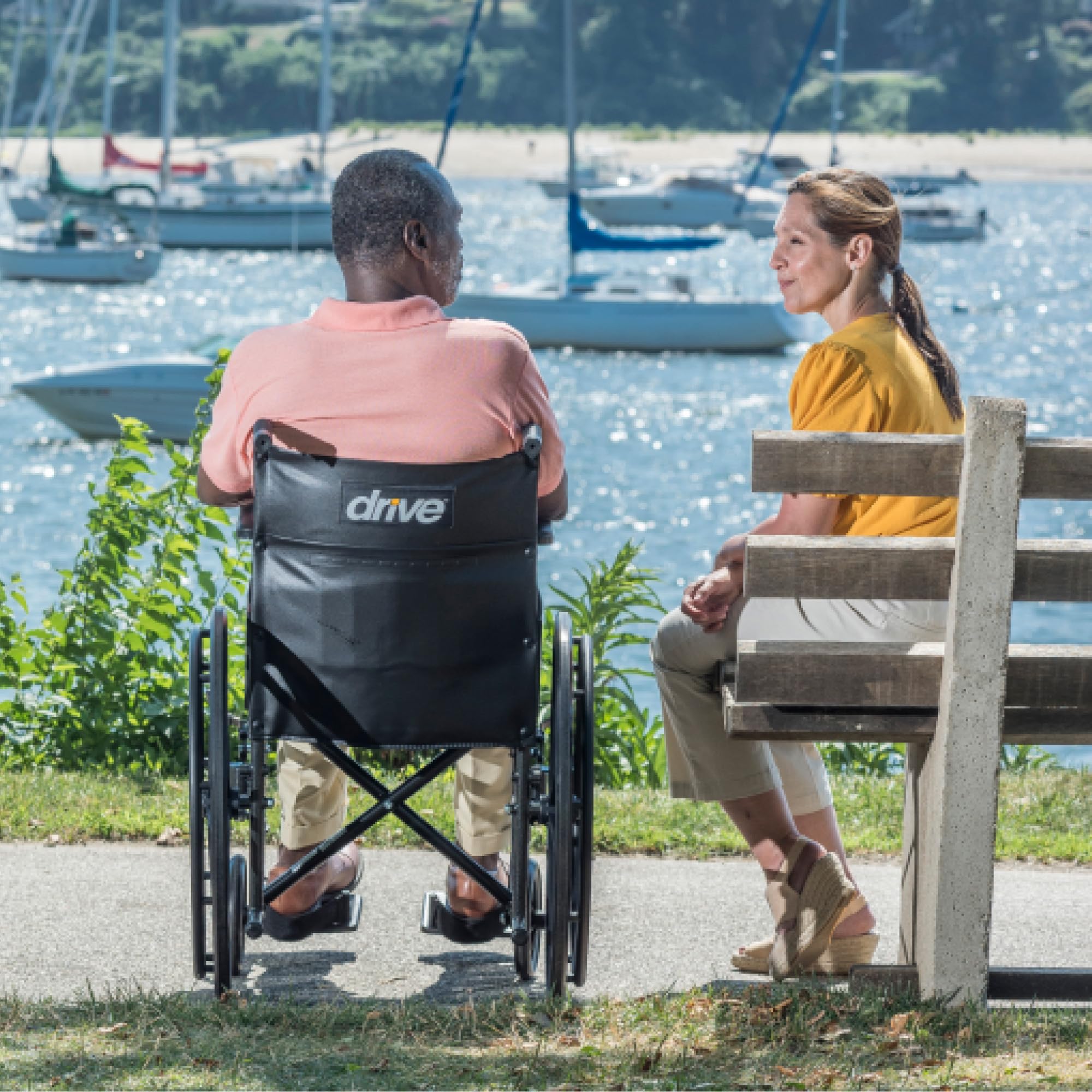 Drive Medical Silver Sport 2 Folding Wheelchair -5 Drive Medical Silver Sport 2 Folding Wheelchair -5