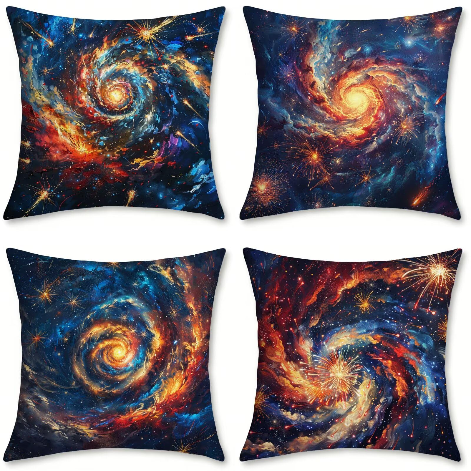 Cojin sofa fundas cojines 60x60 sueño abstracción decoracion terraza exterior jardin 4 piezas