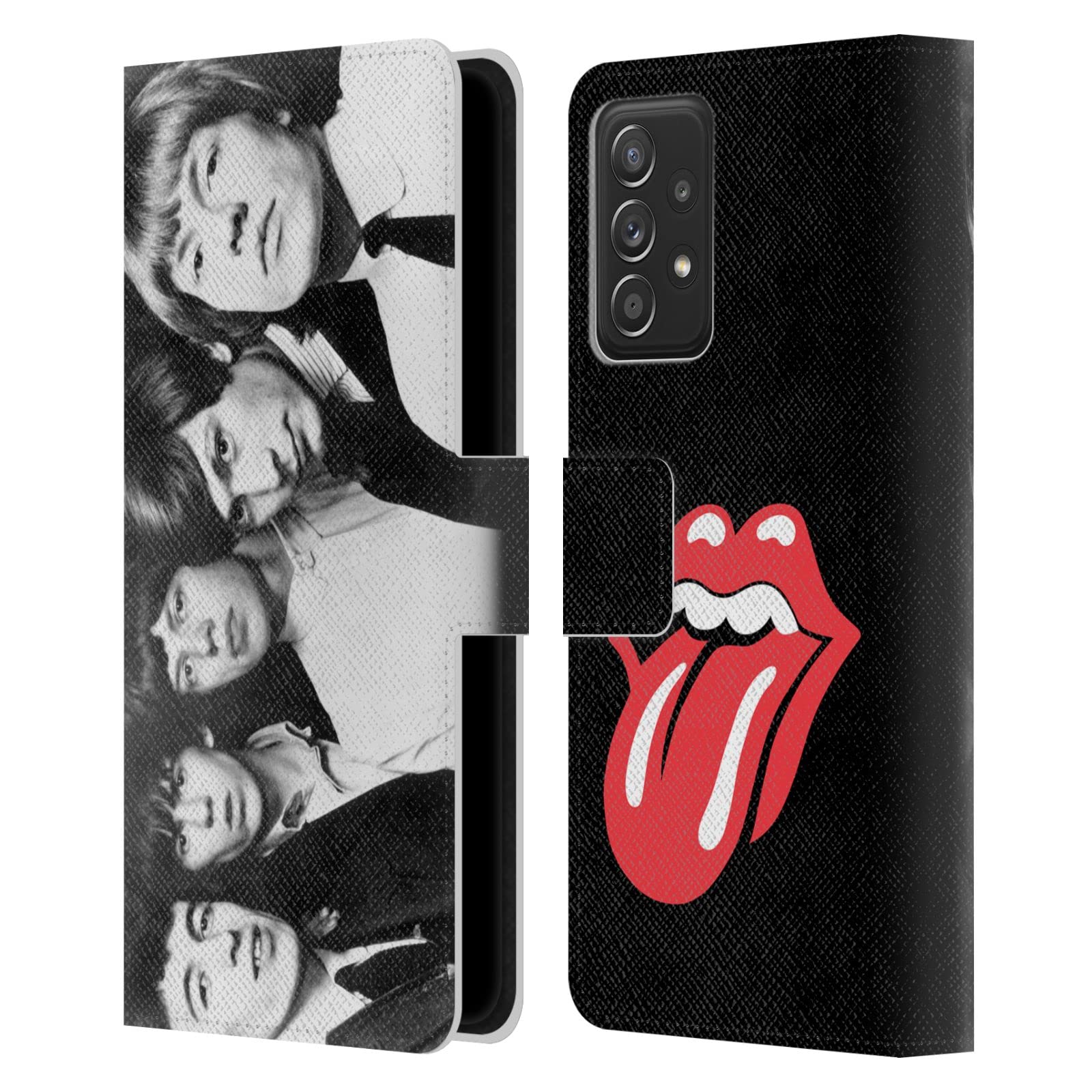 The Rolling Stones funda Samsung Galaxy A53 5G el regalo ideal de cuero para fans del rock 7