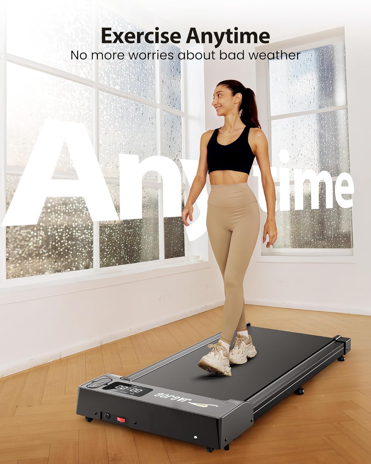 Woman exercising on JAGJOG walking pad