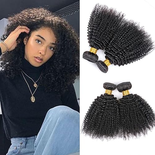 Vista 15 de Paquetes de cabello rizado y ondulado humano 10A Grado de trenzado brasileño 1 paquete, cabello humano virgen 100% sin procesar, extensiones