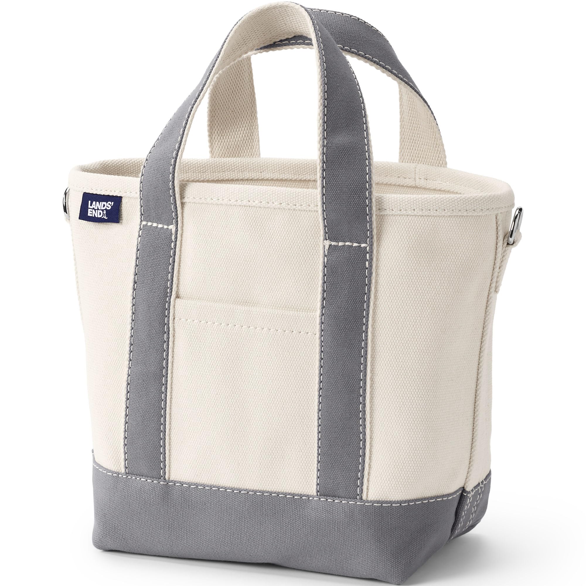 Lands' End Open Top Canvas Tote Bag