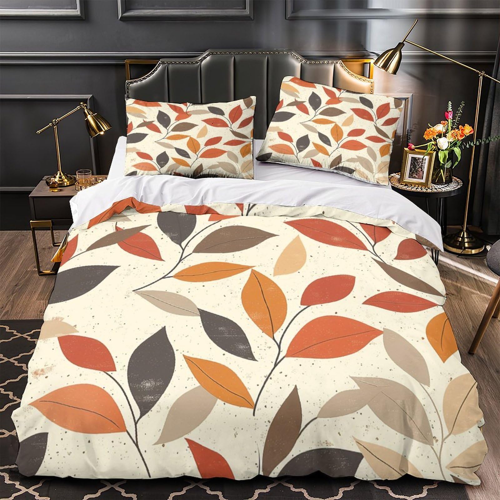 Housse de couette confortable et légère avec fermeture éclair 260x220
