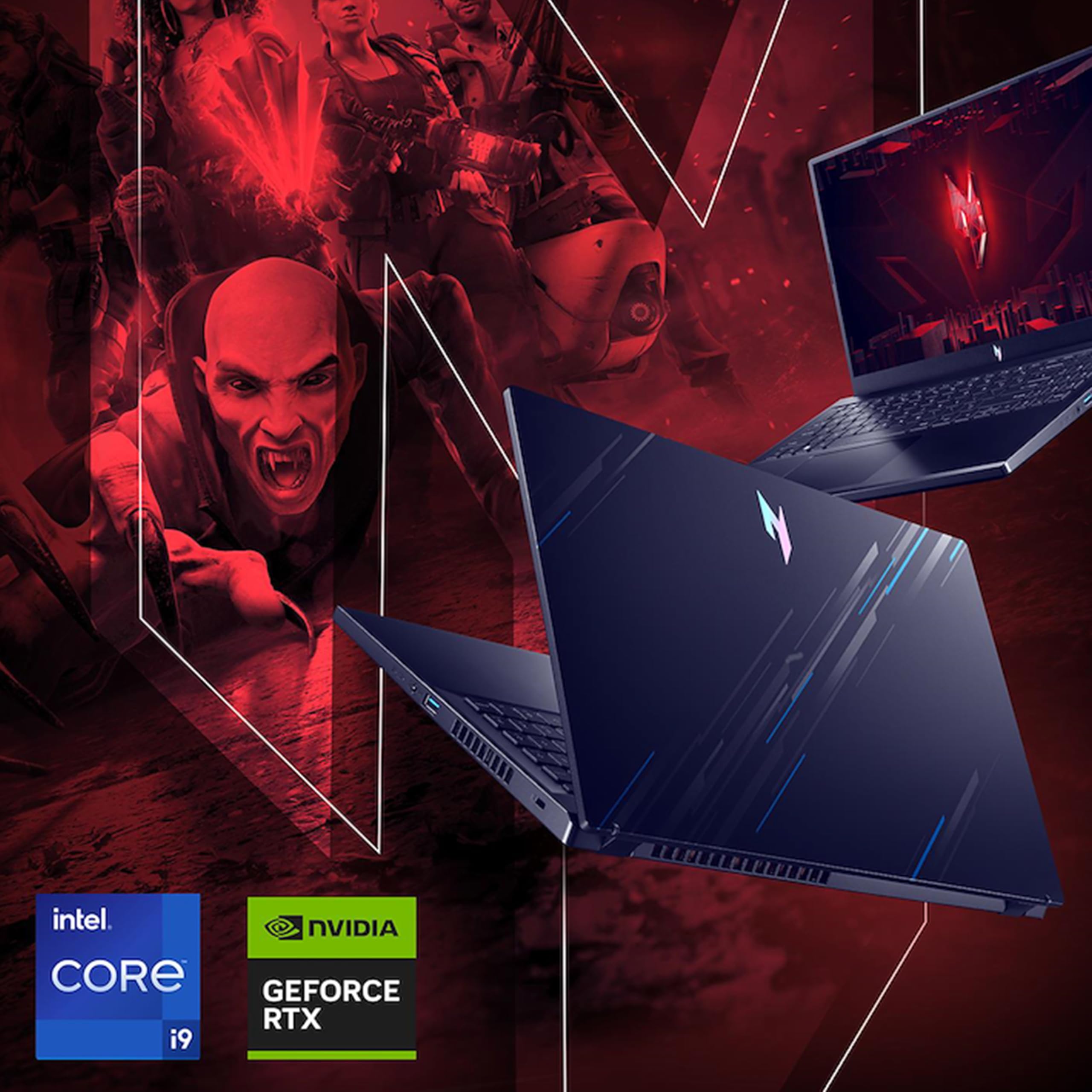 acer Notebook Gaming Nitro, Intel Core i9-13900H, RAM 32GB DDR5, SSD 1Tb(512GB X 2), 15.6" FHD IPS 165Hz, NVIDIA GeForce RTX 4060 8GB GDDR6,Wi-Fi 6, Thunderbolt 4.0, Win 11, ready to use