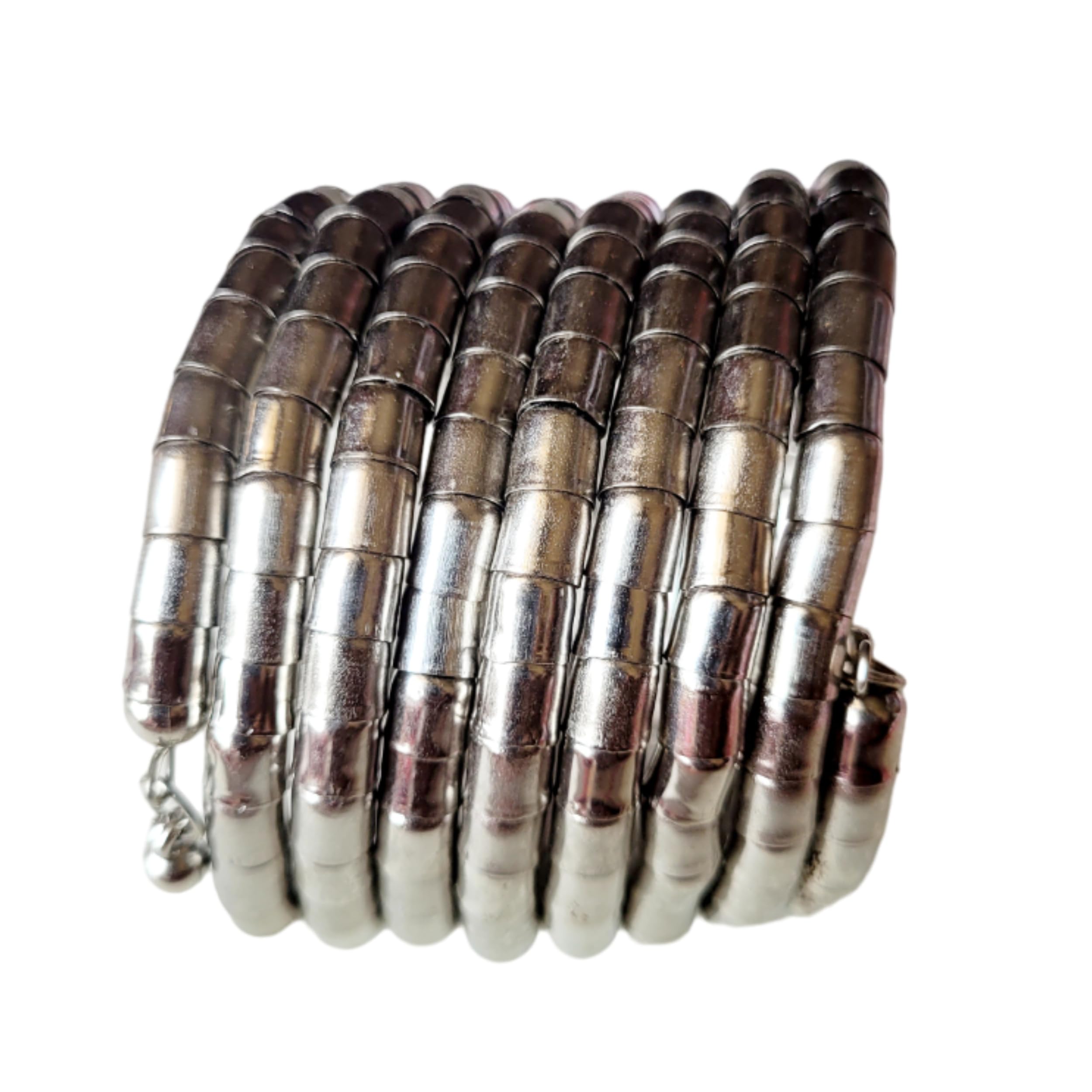 Women And Girls Oxidised Silver Spiral Kada, Spiral Bracelet | Oxidised Bangles | Oxidised Silver Metal Cuff Bangle | Boho Bracelet/Kada | Oxidised Navratri jewellery | Women jewellery (B0DGXG4N64) Amazon Price History, Amazon Price Tracker