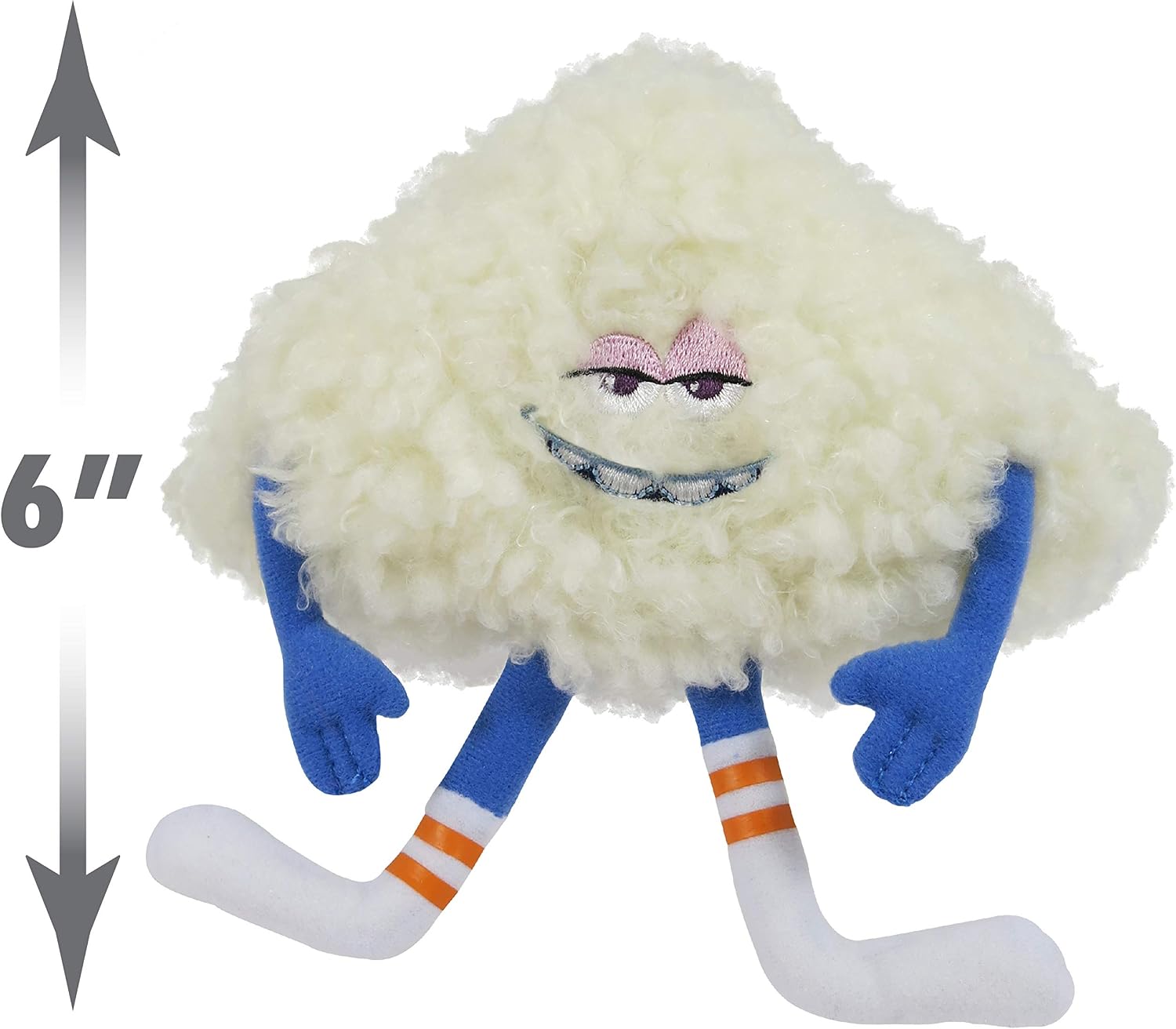 DreamWorks TrollsTopia 8 Inch Small Plush Cloud Guy, Stuffed Toys for Kids, Multi-color, by Just Play