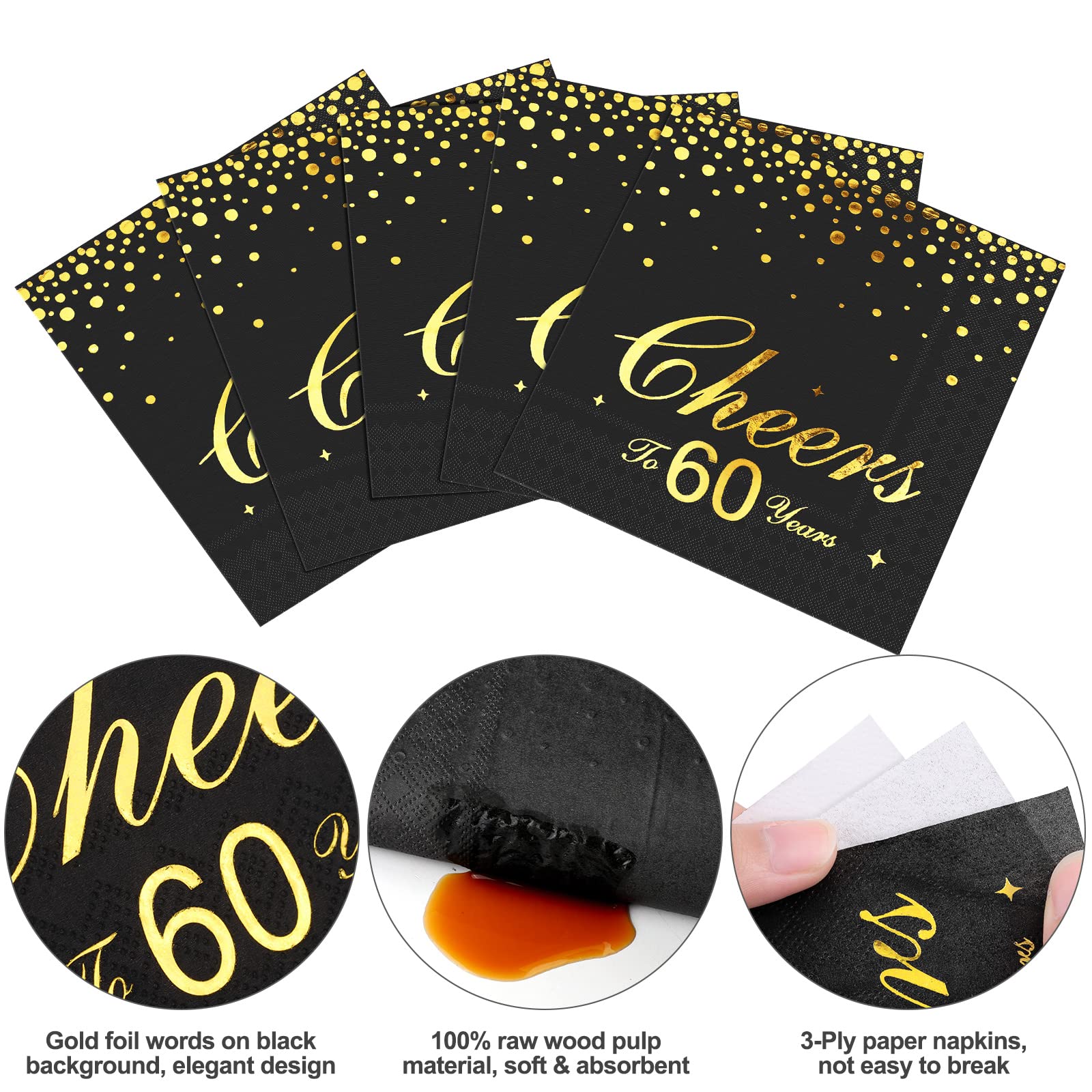 Serviette Papier à Cocktail 20x20 Saumon (100 Utés