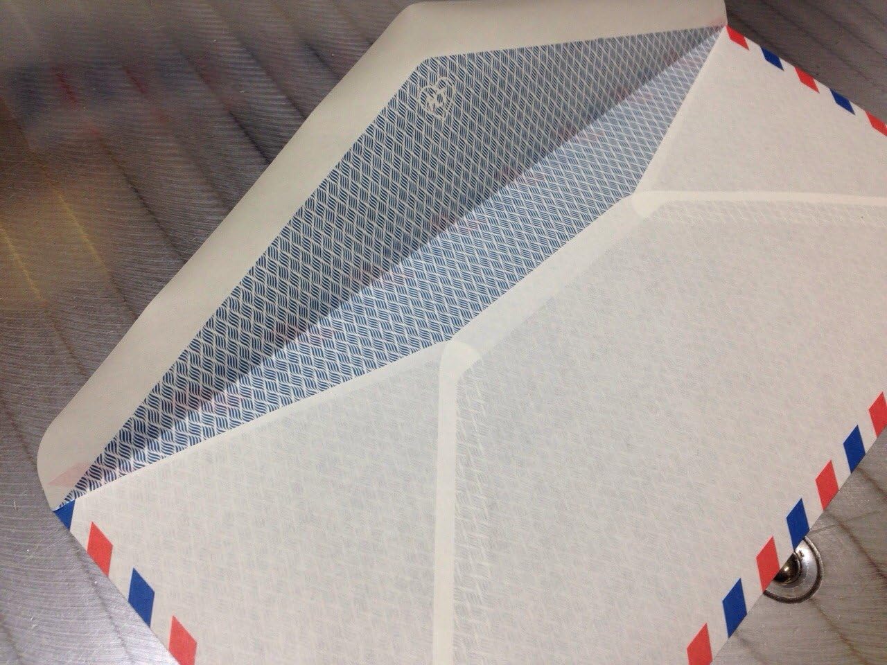 ハート 封筒 洋4 ダイヤ貼 エアメール 41 300枚 ym0041