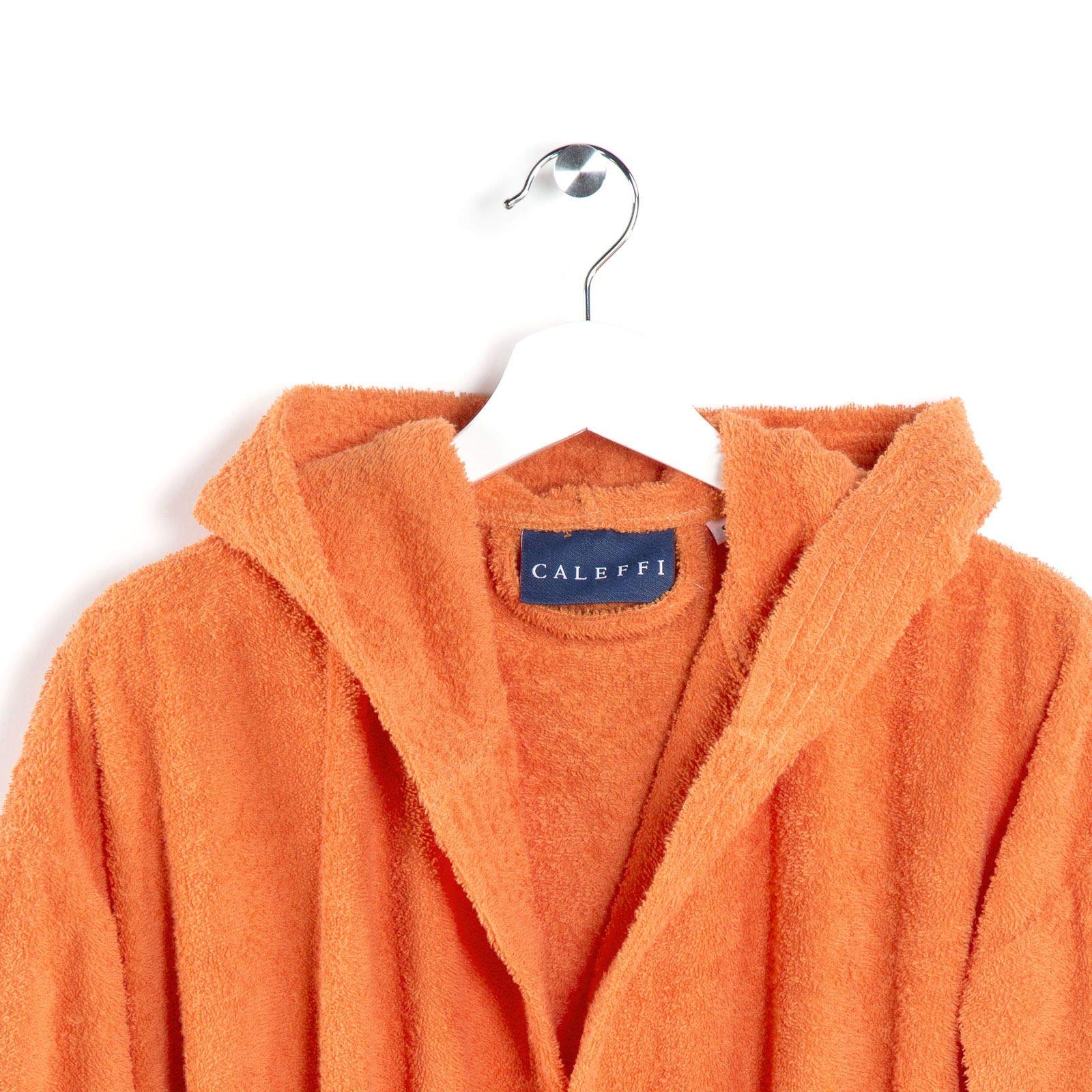 Caleffi - Albornoz Niños y Niñas 100% Algodón con Capucha – Albornoz Niña y Albornoz Niño de Rizo Suave y Absorbente – Bata Infantil para Ducha, Piscina o Casa - Da 2 Años a 14 Años