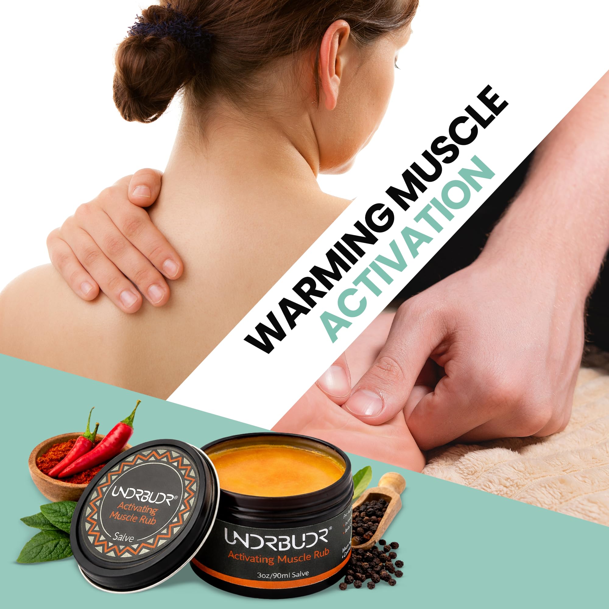 Pre-Activity, Activating Muscle Rub Salve, Boosts Circulation, 3oz — Amazon image 8