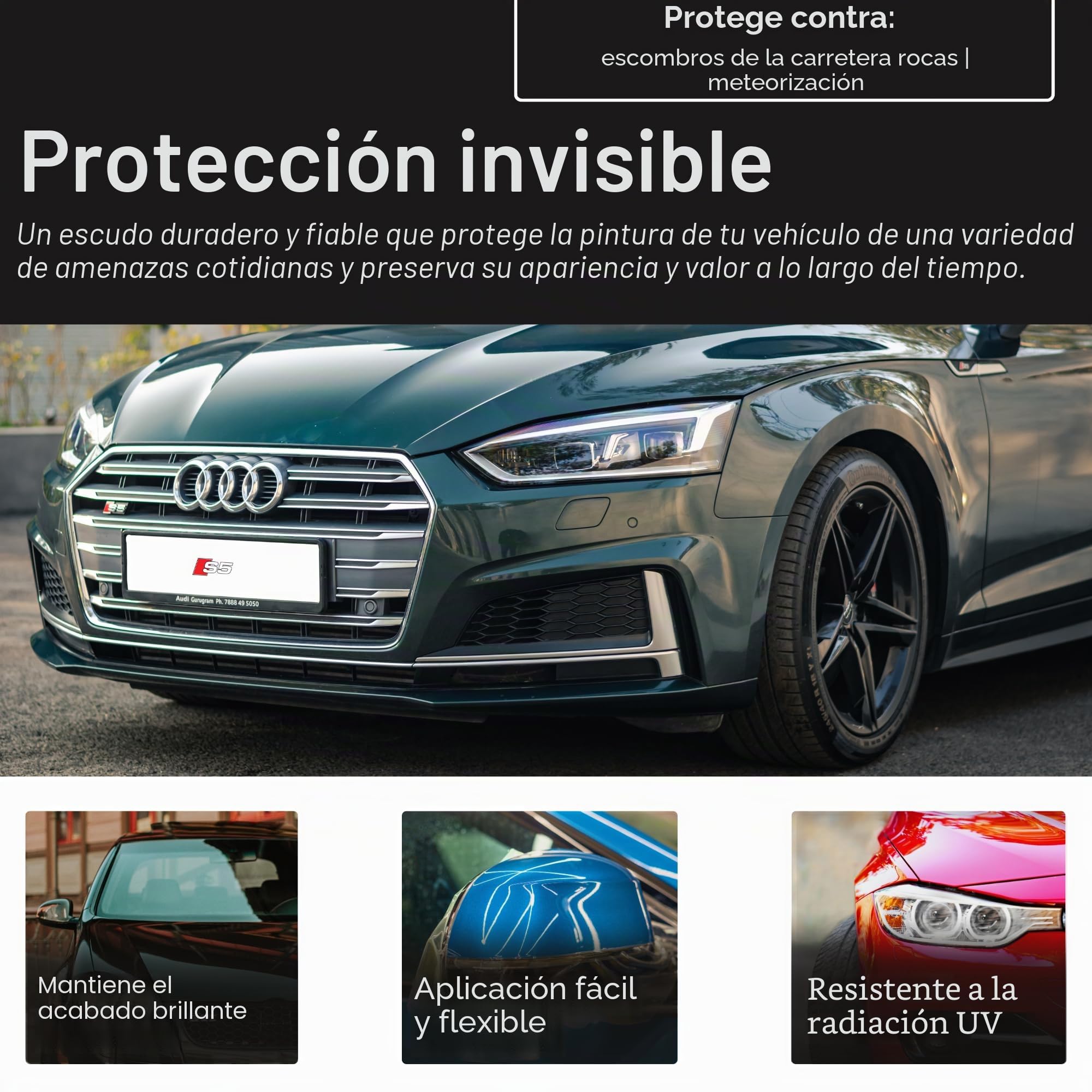 XPEL Rollo de película protectora de pintura transparente
