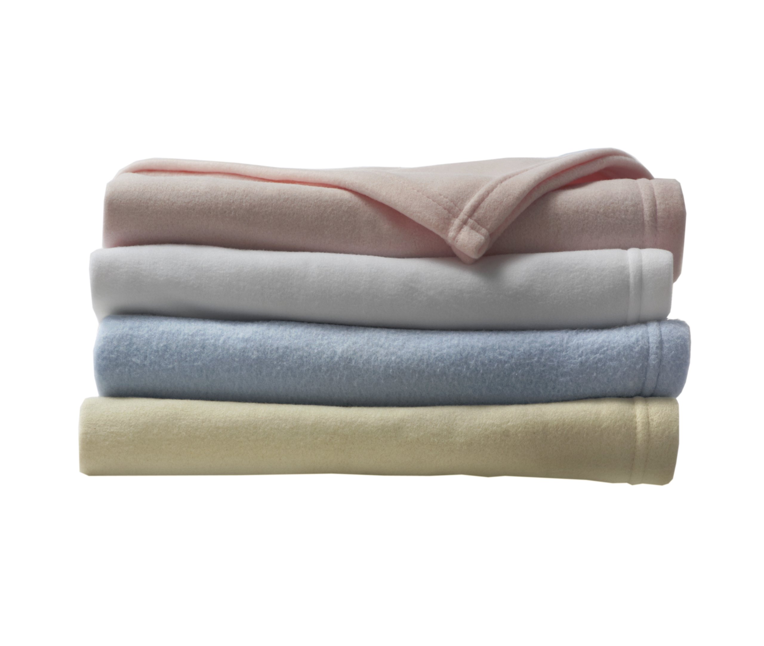 Fleece Blanket for Pram or Moses Basket (Pink)