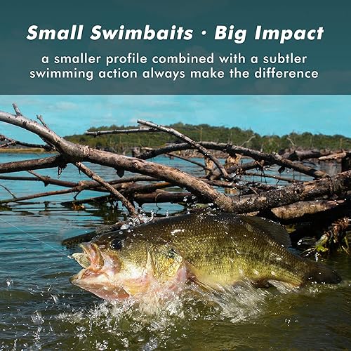 Miniatura 9 de GOTOUR Fishing Lures, Full-Size Multi Jointed Swimbait, Slow Sinking Segmented Bass Fishing Lure, Fishing Lure Freshwater or Saltwater, Perch Pike