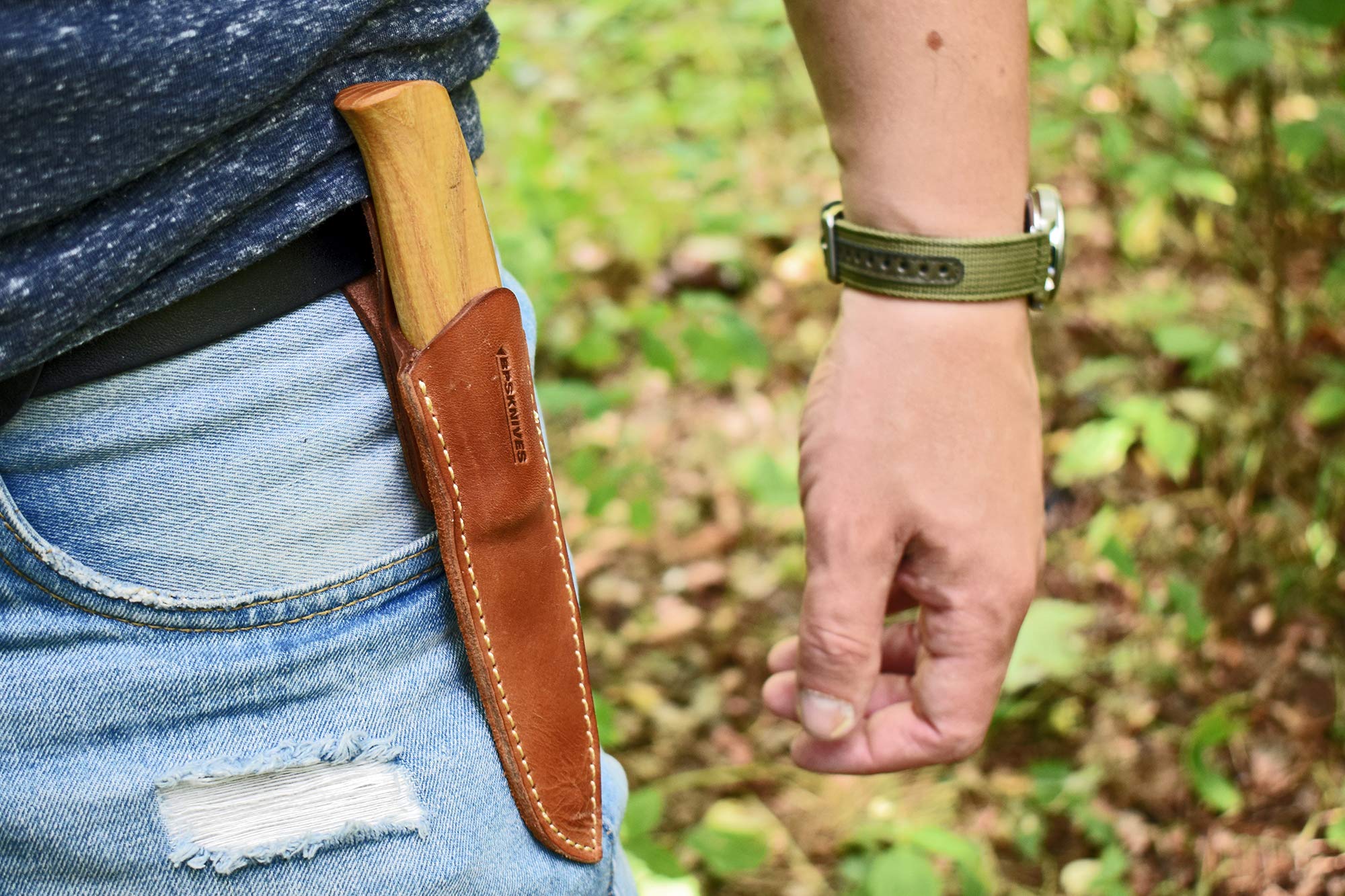 BPS Knives BS1S Bushcraft Knife Survival Gear Outdoor Fixed Blade