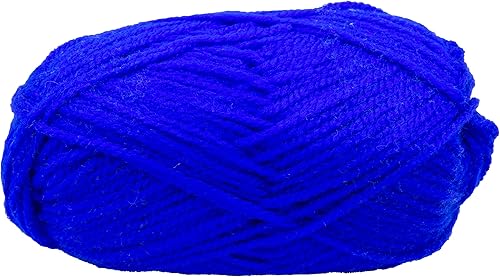 Miniatura 3 de OCD Bargain - Hilo acrílico de alta calidad, sin enganches, 4 capas para tejer, ganchillo y proyectos de bricolaje (paquete de 3) (azul oscuro)