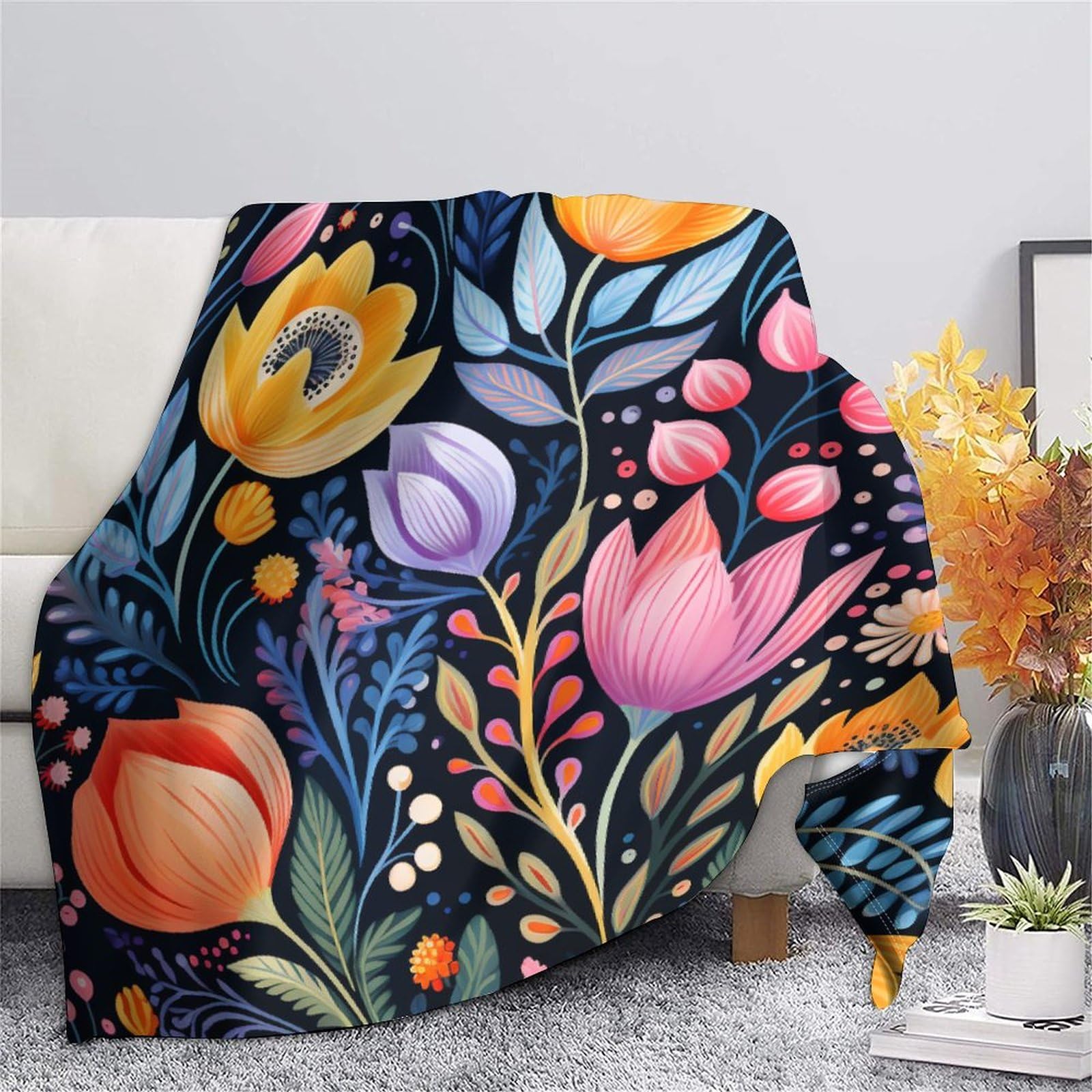 Coperta in morbido pile di flanella, ideale come regalo di compleanno per amici, familiari, regalo di Natale per amici e partner, coperta natalizia per divano e letto, 150 x 200 cm