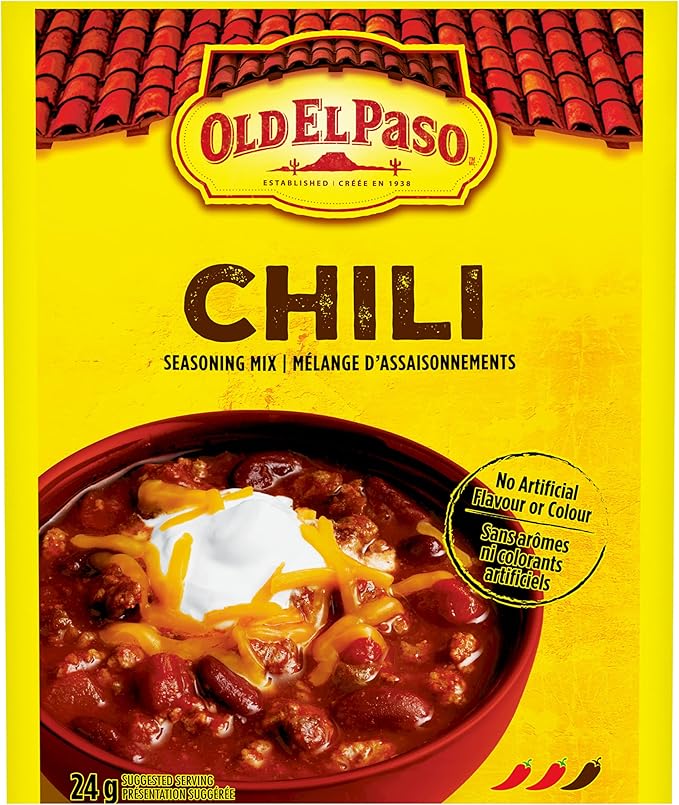 Old El Paso Chili Seasoning Mix, 24 Gram Amazon.ca Everything Else