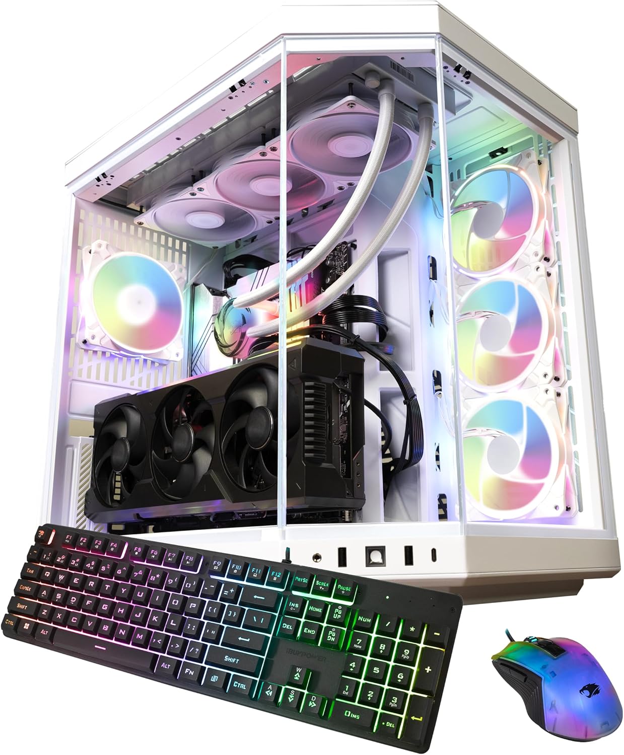Amazon.com: iBUYPOWER Y70 Snow White Gaming PC Desktop Computer AMD ...