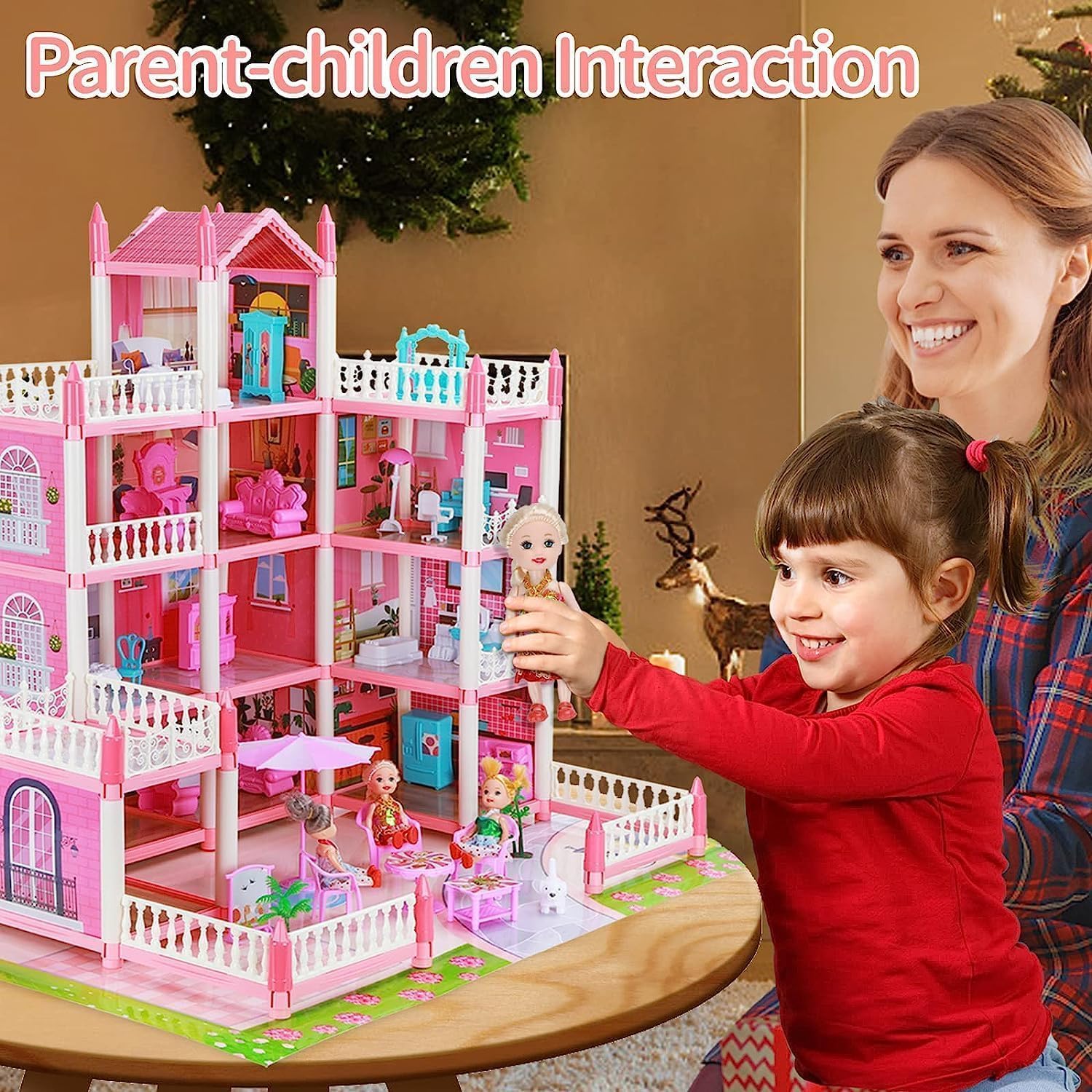 Qbitz Princess Dollhouse - 4 Story Dream House -6 Qbitz Princess Dollhouse - 4 Story Dream House -6