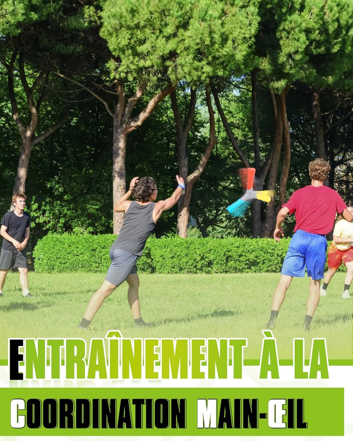 BOOSTEADY Lot de 2/4 Entraîneur Réactif de Capture: Équipement d’Entraînement de Coordination œil-Main en EVA pour Améliorer Agilité, Réflexes et Vitesse de Décision Intérieur/Extérieur
