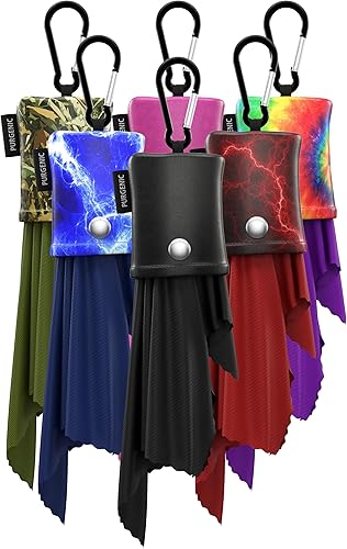 Toallitas de microfibra y lentes (paquete de 6) Paño de limpieza de lentes y lentes - Limpiador de lentes - Lentes de cámara y pantallas delicadas -