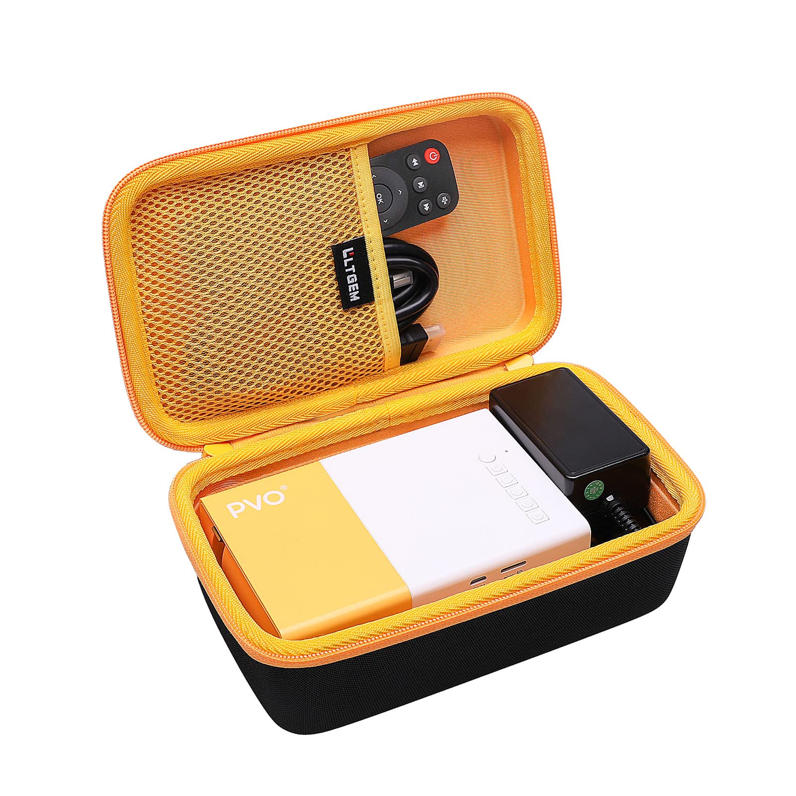 L LTGEM Hard Case for PVO Portable Mini Projector - Portable Travel Bag (Case Only)