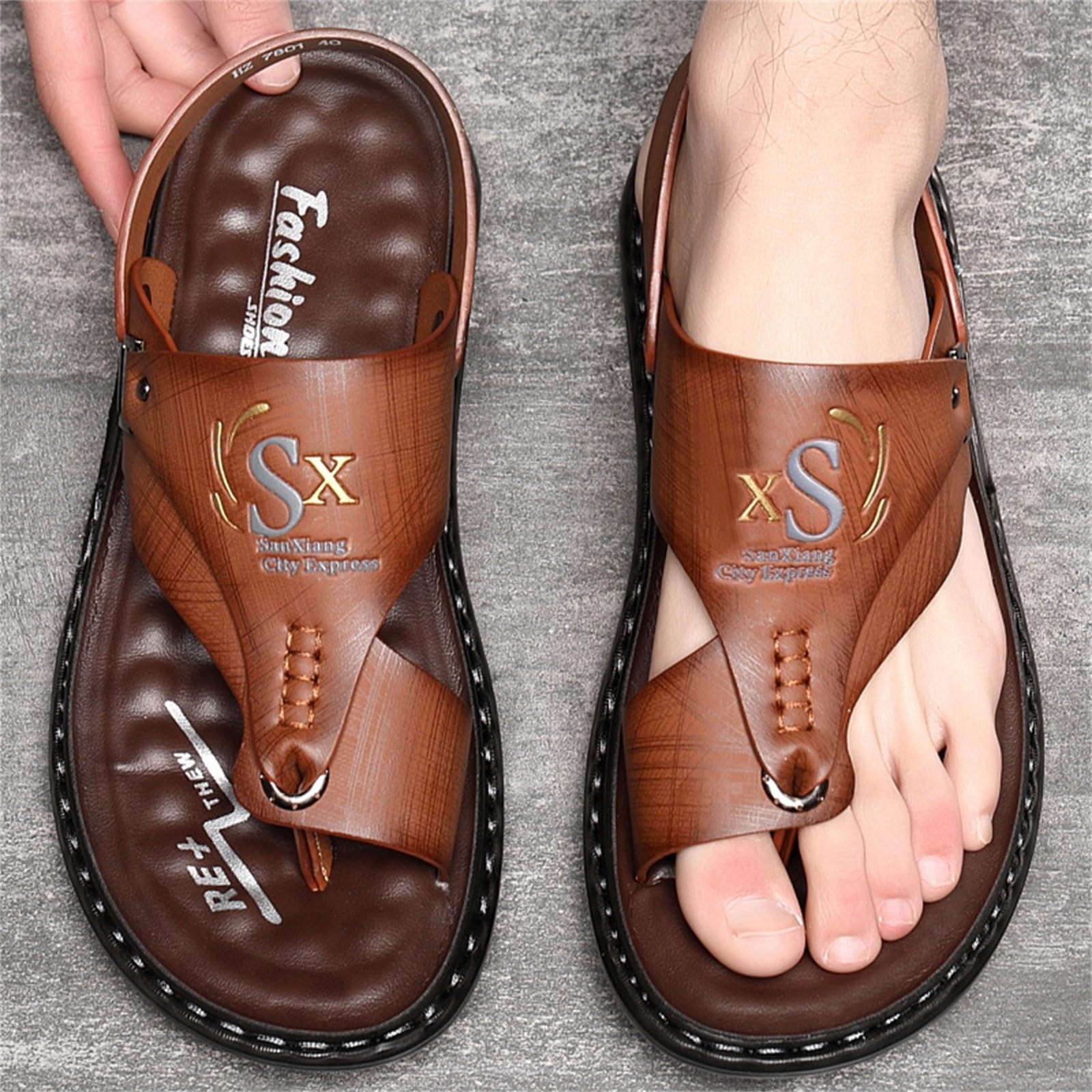 Sandalias Hombre Verano Sandalia de Senderismo Deportivas Sandals Casual Ligero Playasandalias para playaLigero y cmodo