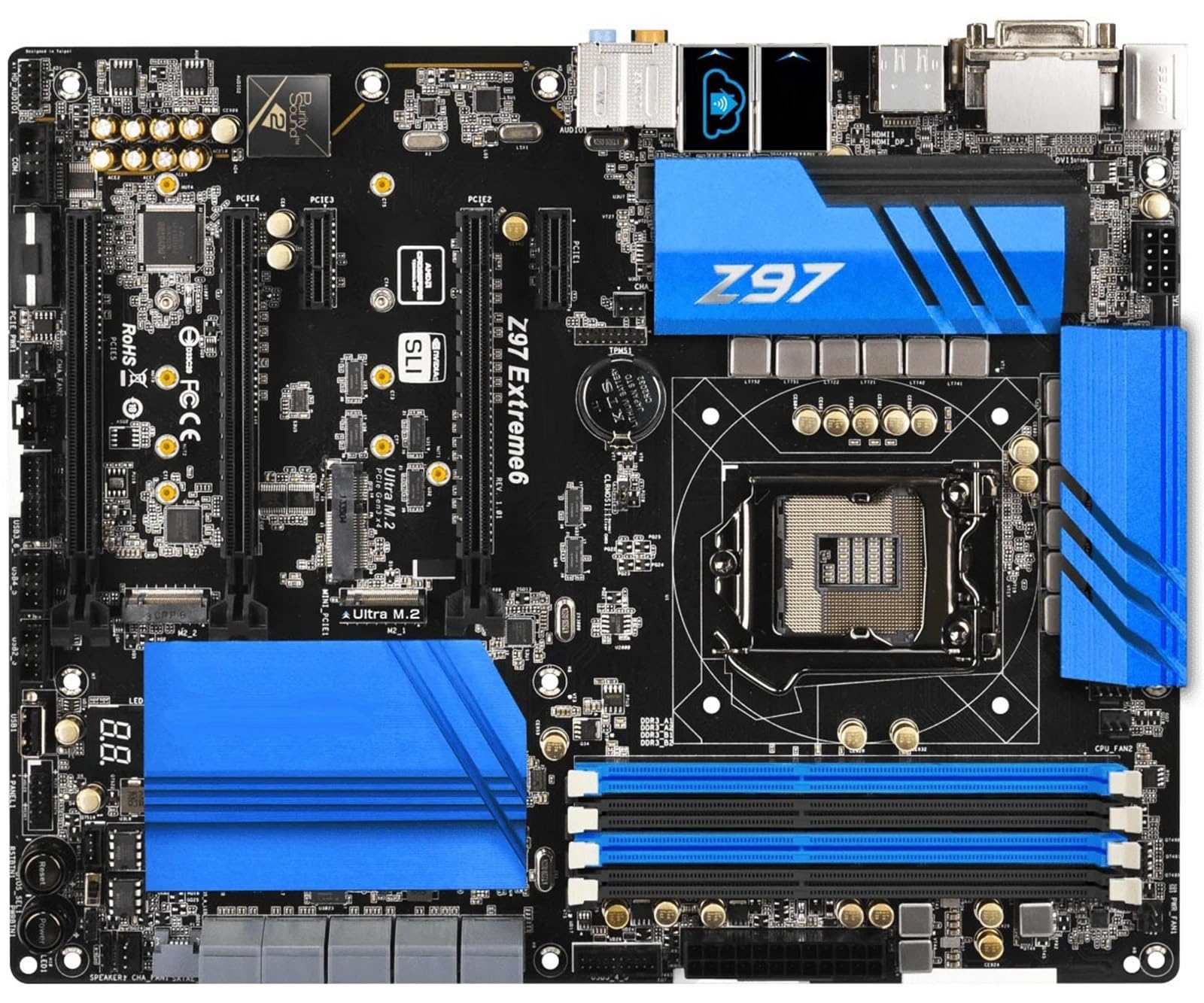 scheda madre Fit For ASRock Z97 Extreme6 | Desktop USB3.0 SATA3 DDR3 LGA1150