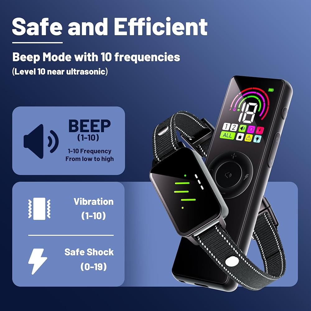 Hopaoo Dog Shock Collar 4500FT-Dog Training Collar with