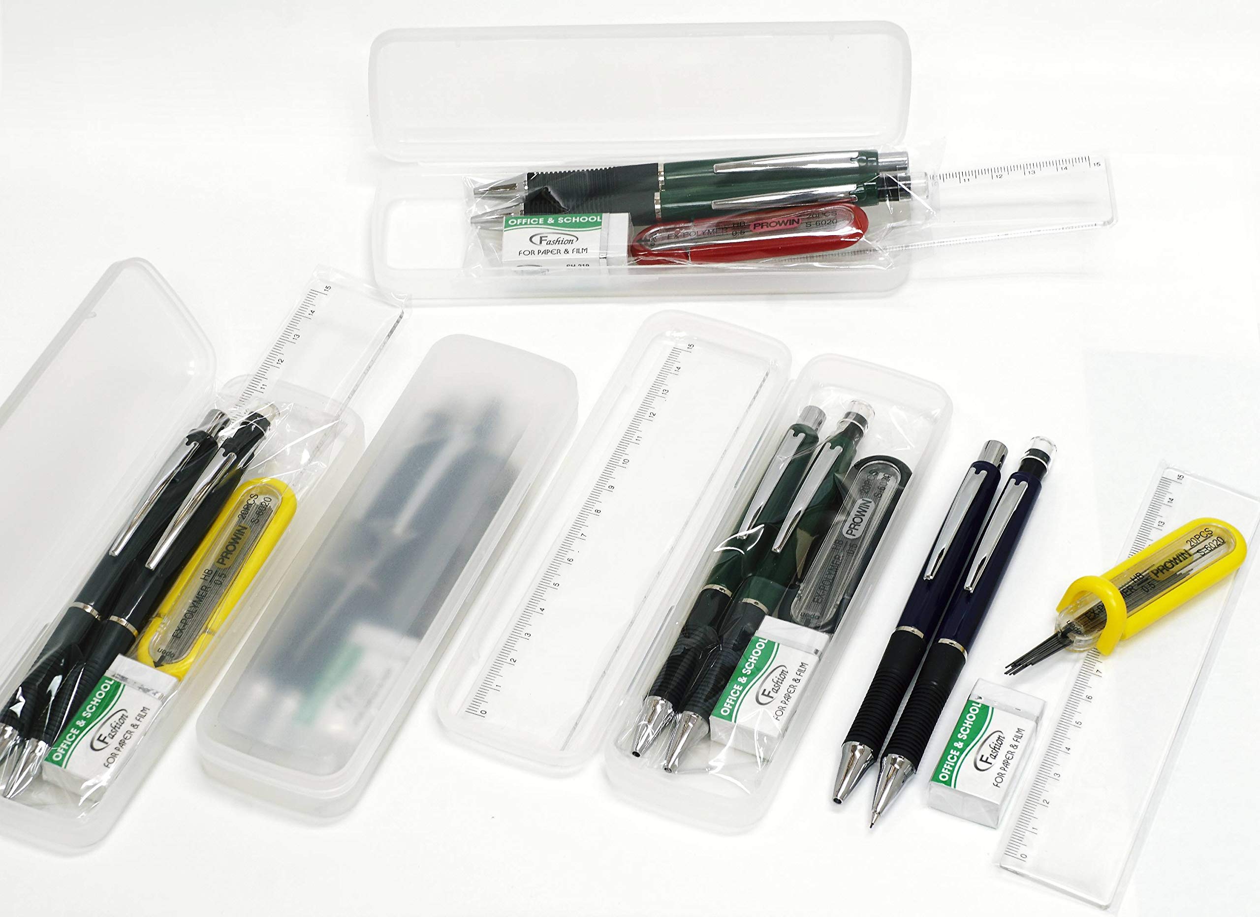 Amazon | ずっと使えるPP筆箱入文具フルセットメタルポイント 3パック