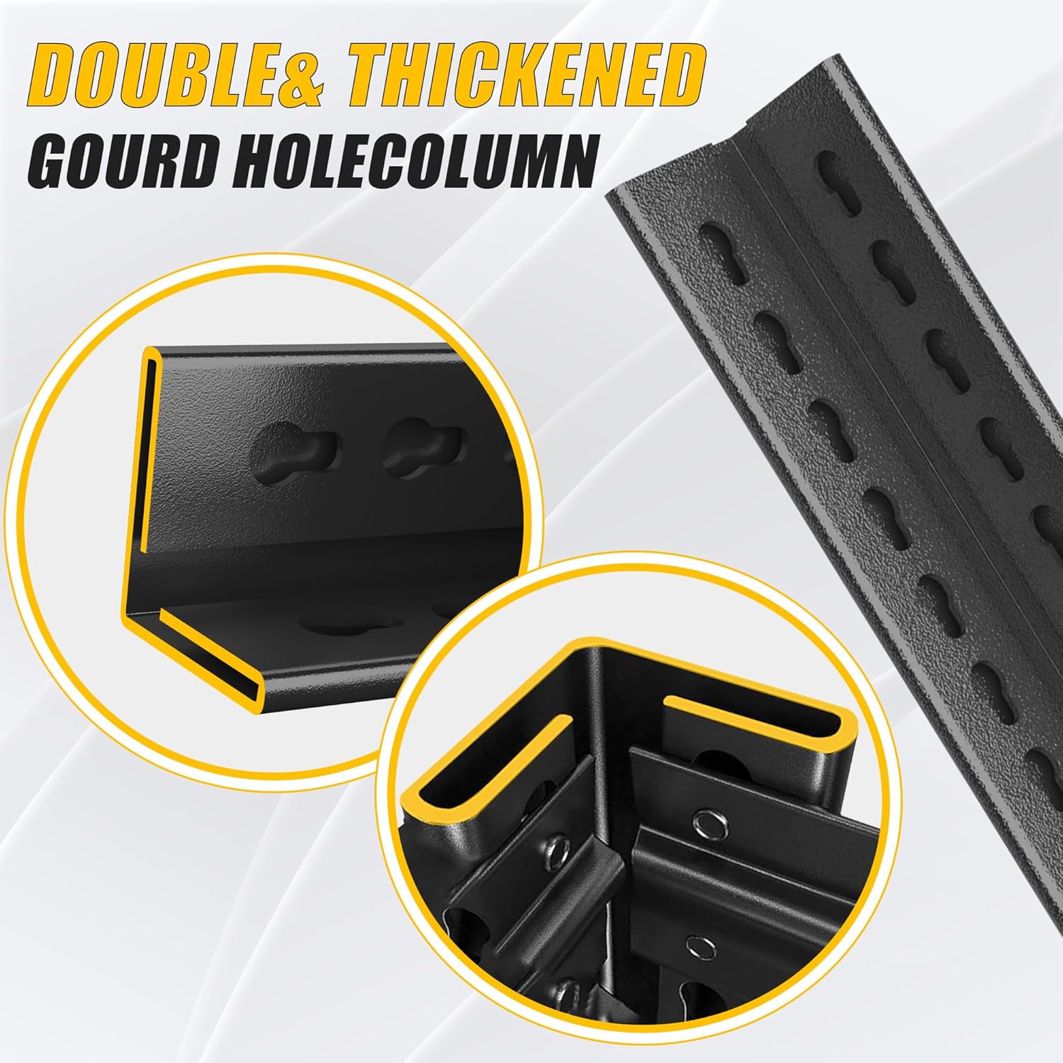 4-Tier Heavy Duty Metal Garage Shelving Units, Adjustable & Detachable Storage Shelves, Industrial Steel Rack Shelf for Garage Storage, Tools, & Equipment (Black-63.00H*39.37W, 15.75D-4Tier)