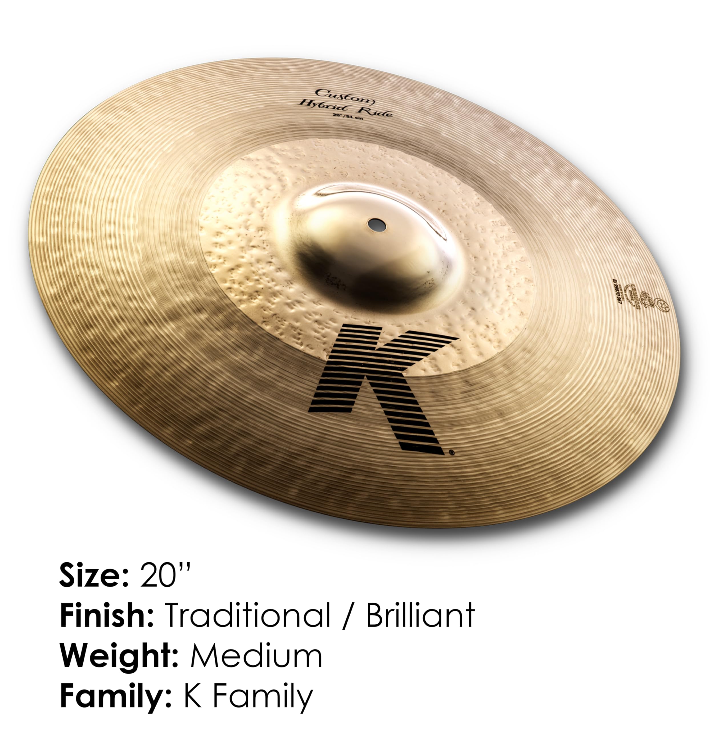 ZILDJIAN ジルジャン Kカスタム ライド20\