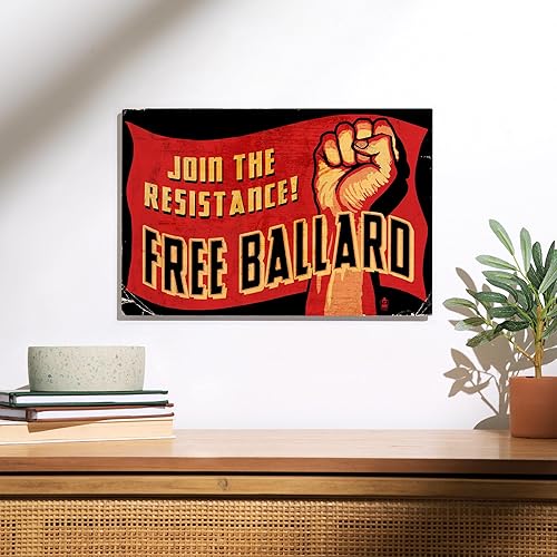 Miniatura 2 de Ballard gratis. (madera Letrero De Pared, decoración de la pared listo para colgar)