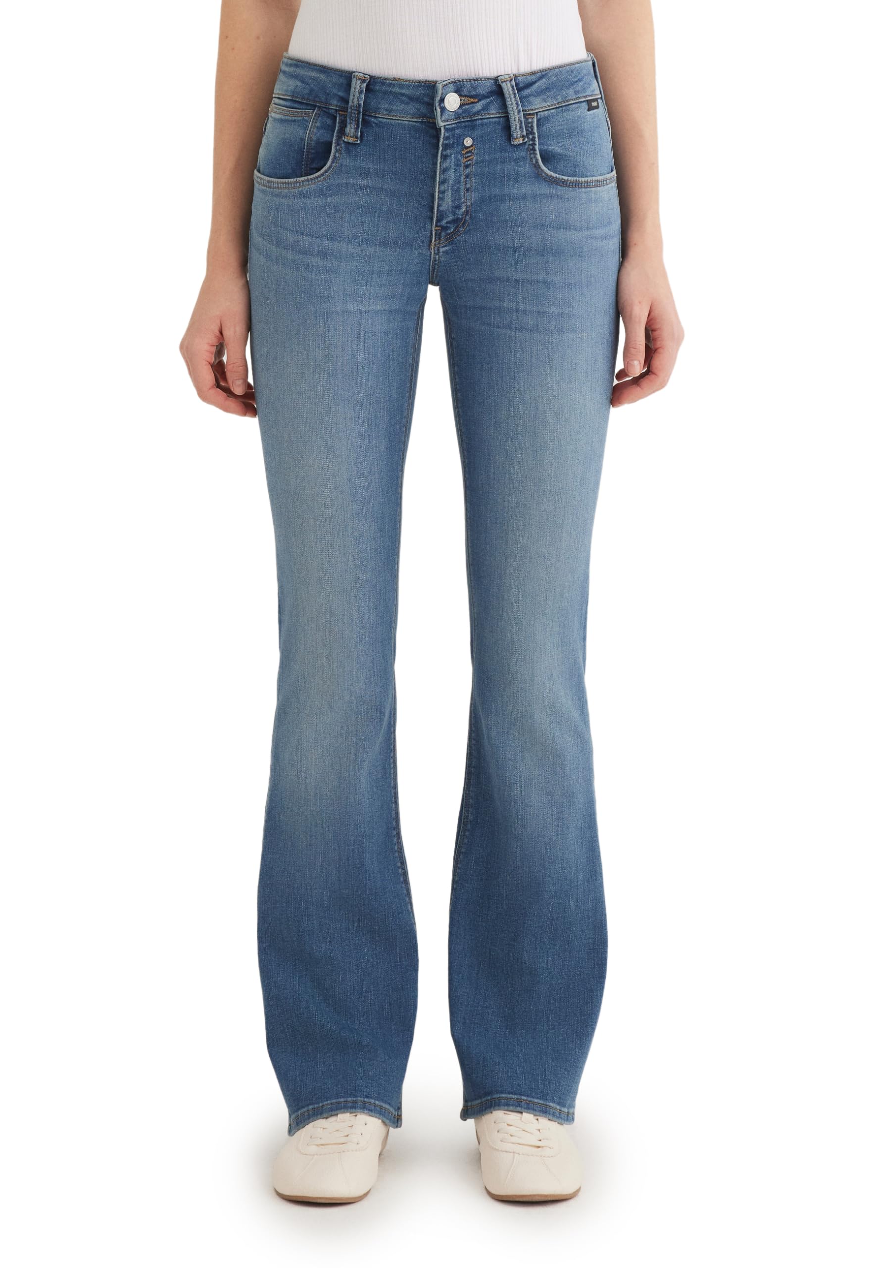Mavi Women's Bella MID-Rise Jeans, Dark Brushed Venice, 31/32, Dark Brushed Venice, 31W x 32L