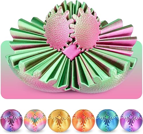 Miniatura 15 de Juguetes Fidget Bola de Engranajes Esfera de Engranajes Steampunk Alivio del Estrés para Niños Adultos Impreso en 3D Regalo de Cumpleaños Único y