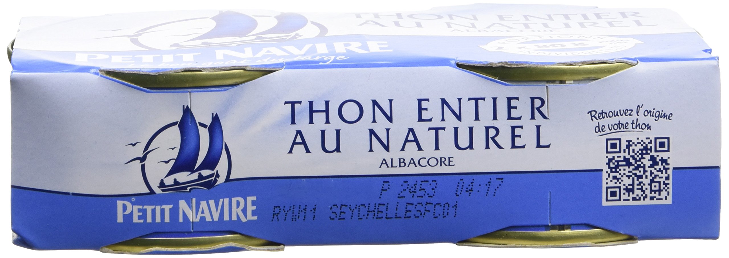 Petit Navire Thon au Naturel 160 g - Lot de 12