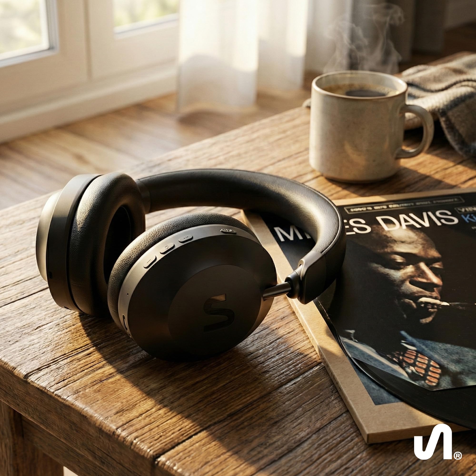 The Next Sound by Tiesto - Auriculares inalámbricos con cancelación de ruido, MX41H con micrófono, auriculares plegables Bluetooth 6.0 con modo de juego de baja latencia