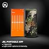 JBL Grip Bluetooth hoparlör, Camuflaj, JBL Pro ses, AI Sound Boost, IP68 su geçirmez ve toz geçirmez, ambiyans aydınlatması, 14 saate kadar çalma süresi, Auracast çoklu hoparlör bağlantısı, JBL