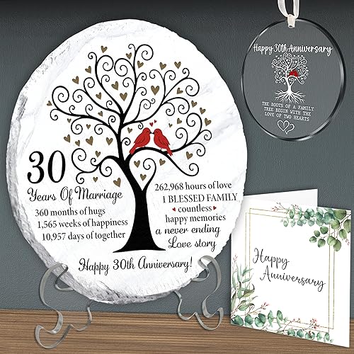 8" 30th - Pearl Anniversary Gifts For Him