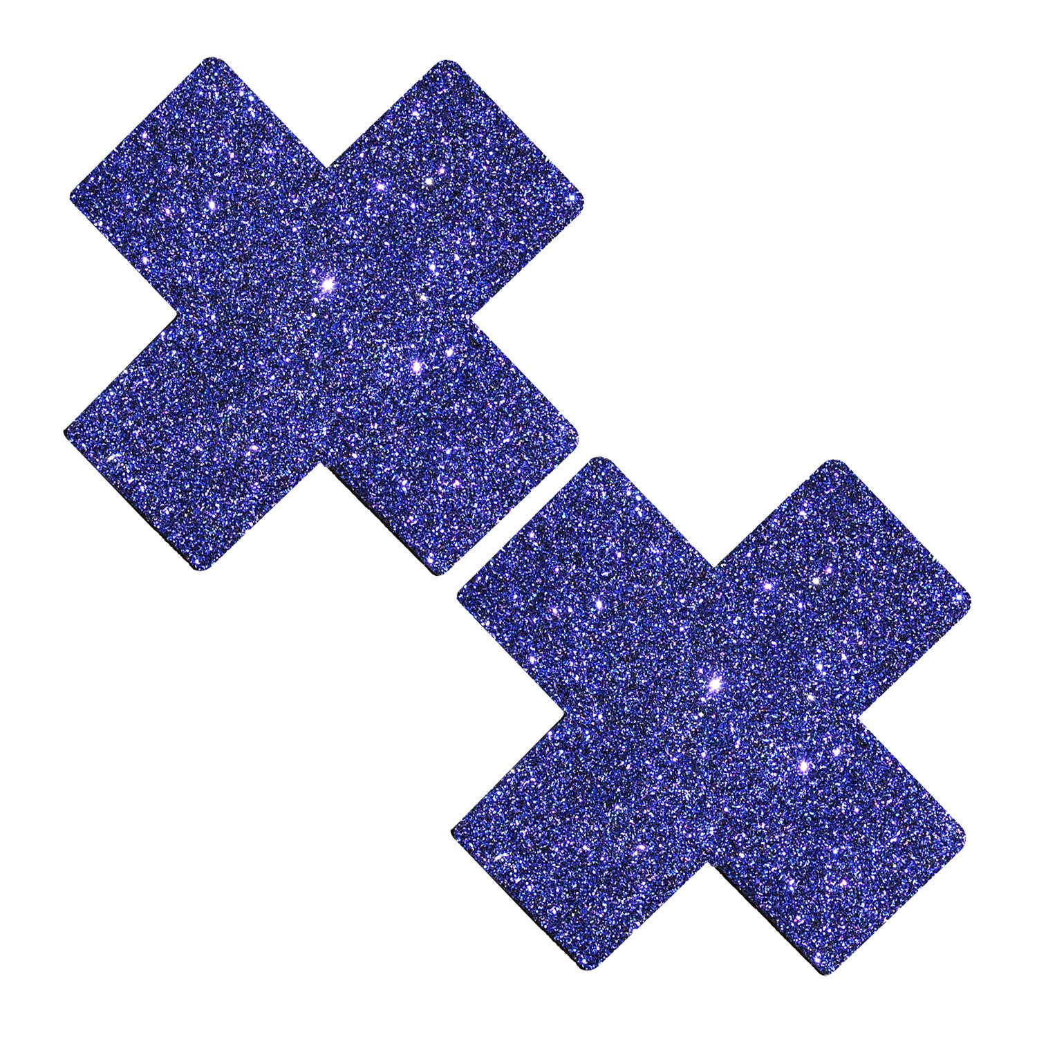 Neva Nude Iridescent Crystal Beamz Nipztix Pasties Nipple Covers for Festivals, Raves, Lingerie and More, Made in USA