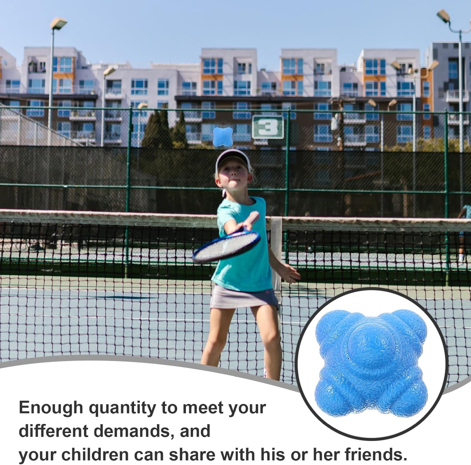 Mikikit 6pcs Agility Balls Exercise Reaction Ball Goalkeeper Training Equipment