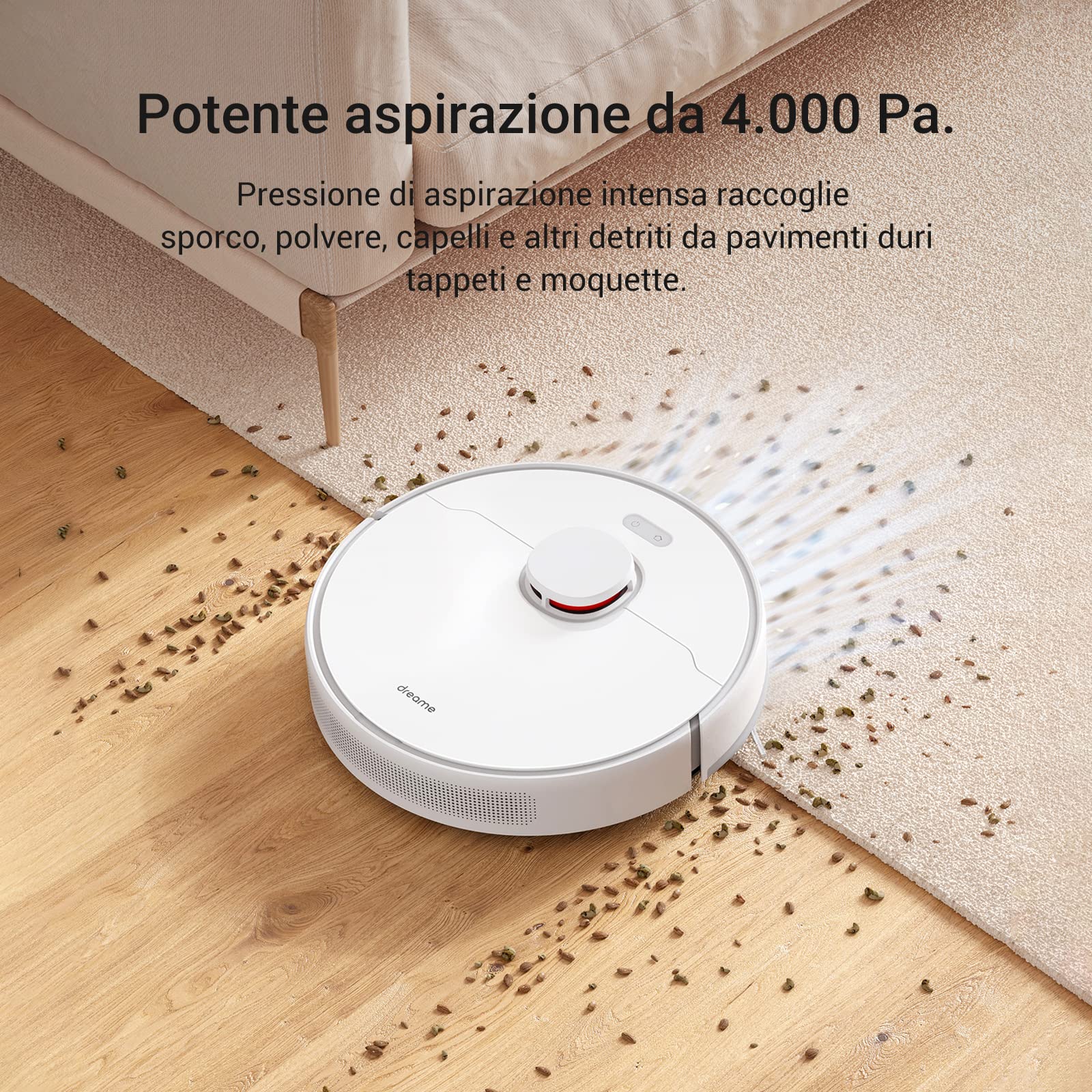DREAME D10 Plus Robot Aspirador + Estación de Vaciado Automático